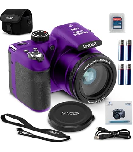 Amazon.com : Minolta 20 Mega Pixels WiFiDigital Camera with 35x